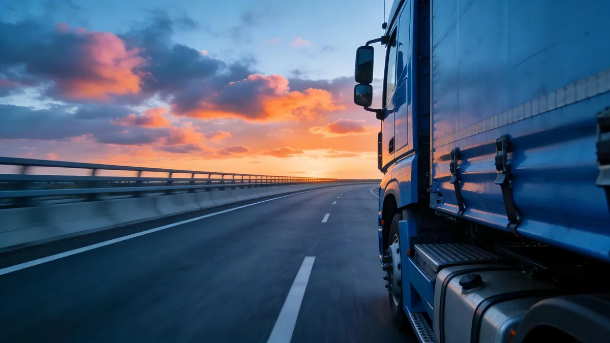 Freight truck transport