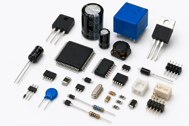 Electronic components sourcing product examples