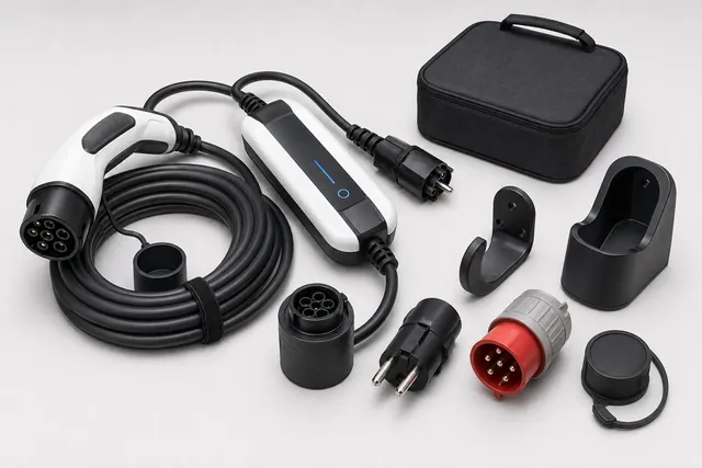 EV charging accessories sourcing product examples