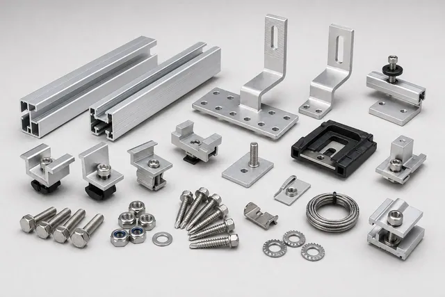 PV mounting accessories sourcing product examples