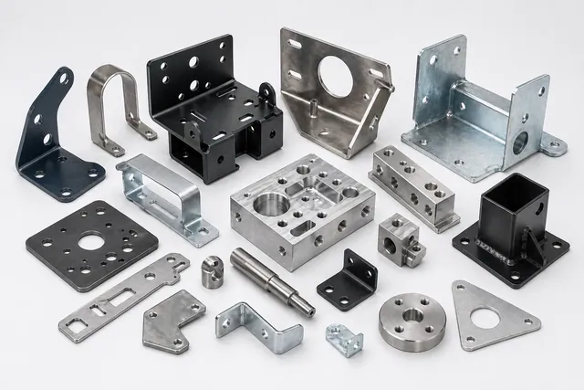 Custom metal parts sourcing product examples