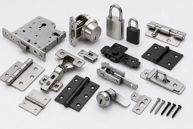 Locks and hinges sourcing product examples