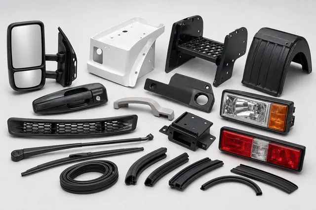 Body and cabin parts sourcing product examples