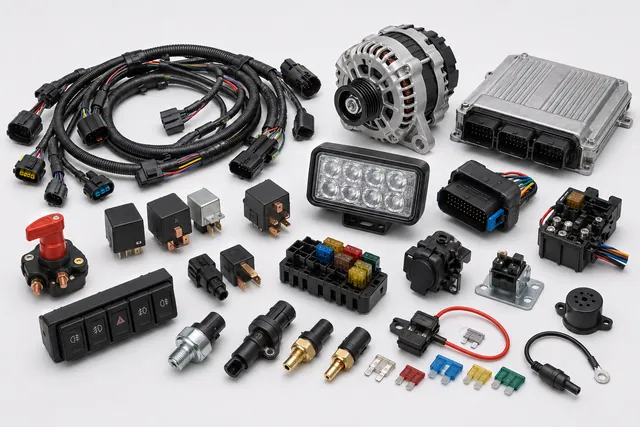 Electrical parts sourcing product examples