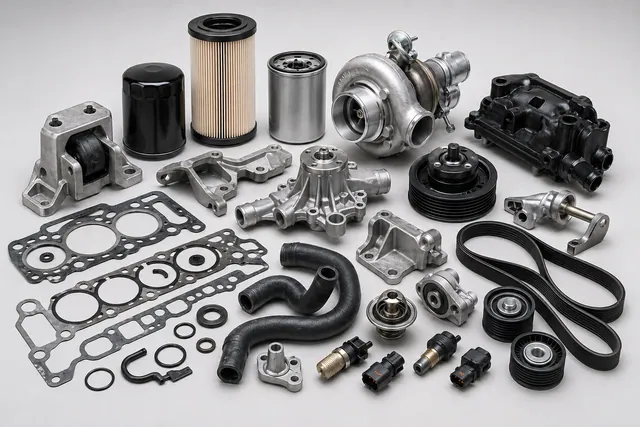 Engine related parts sourcing product examples