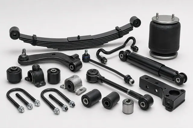 Suspension parts sourcing product examples