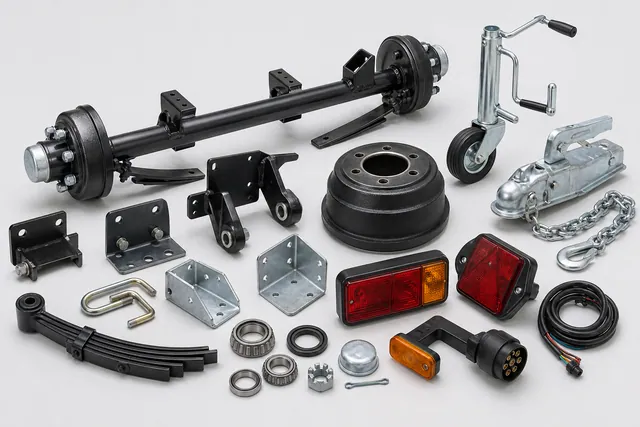 Trailer parts sourcing product examples