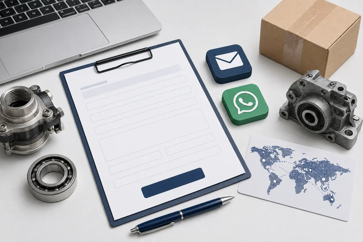 RFQ and sourcing request contact visual